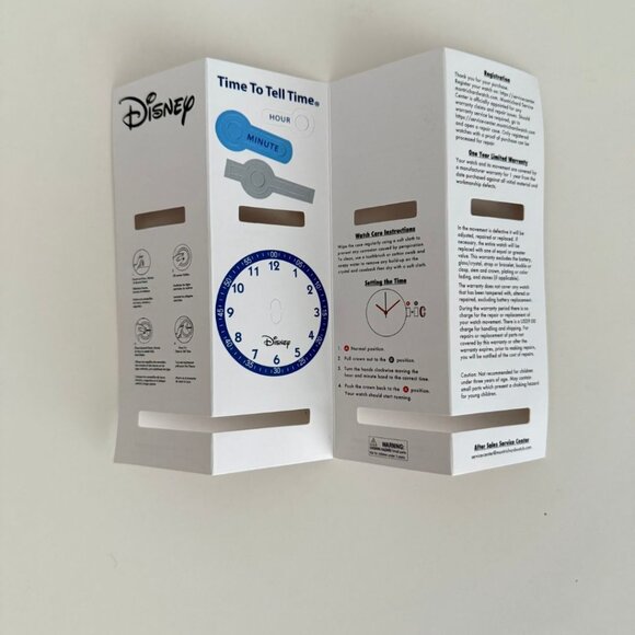 NWT - Disney Princess Kids' Plastic Time Teacher Analog Quartz Nylon Strap Watch - Picture 6 of 14